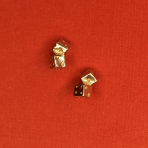 Tiny Double Dice Studs