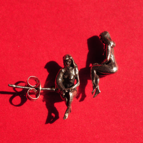 Fatal Stud Earrings (Nude woman)